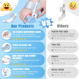 Gkaikpe Bunion Corrector for Women & Men,Adjustable Knob Bunion Corrector for Women Big Toe,Bunion Splint for Bunion Relief,Orthopedic Toe Straightener Suitable for Left and Right Feet