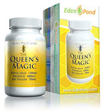 Eden Pond Queen's Magic Bee Pollen (Royal Jelly 1500mg, Propolis 1000mg, Beepollen 750mg) in 3 Daily Capsules, 120 Count