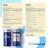 Protandim Dual Synergizer, Protandim NRF1 Synergizer (60 Capsules) + Protandim NRF2 Synergizer (30 Caplets) Mitochondrial Supplements & NRF2 Activator, Anti Aging Supplement & Mitochondrial Supplement