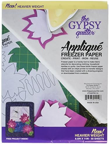 Gypsy Quilter TGQFP811H Freezer Paper 8 1/2" x 11" Heavy Weight