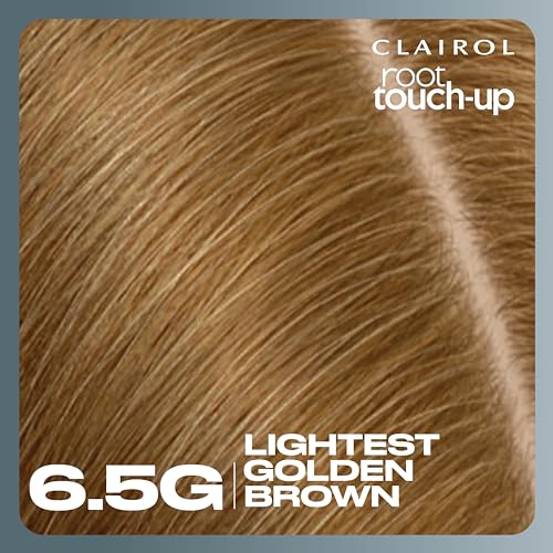 Clairol Root Touch-Up by Nice'n Easy Permanent Hair Dye, 6.5G Lightest Golden Brown Hair Color, Pack of 2