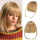 NAYOO Bangs Hair Clip in Bangs 100% Real Human Hair Extensions Wispy Bangs Clip on Air Bangs for Women Hairpieces Curved Bangs