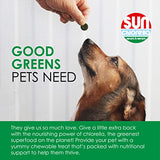 Sun Chlorella Rejuv-A-Wafers Daily Dog Cat & Animal Superfood Supplement - Green Microalgae & Eleuthero Bits - Vitamins, Minerals, Antioxidants Support Immune Defense, Gut Health - 60 Wafers