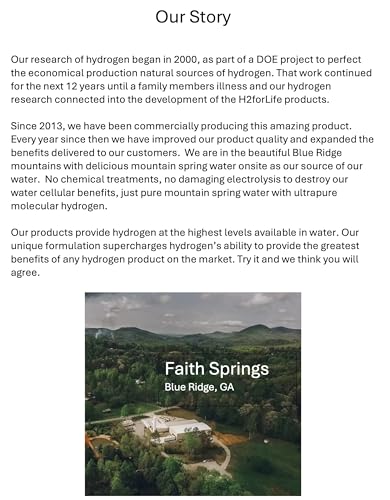 H2forLife Mental Clarity Hydrogen Rich Spring Water