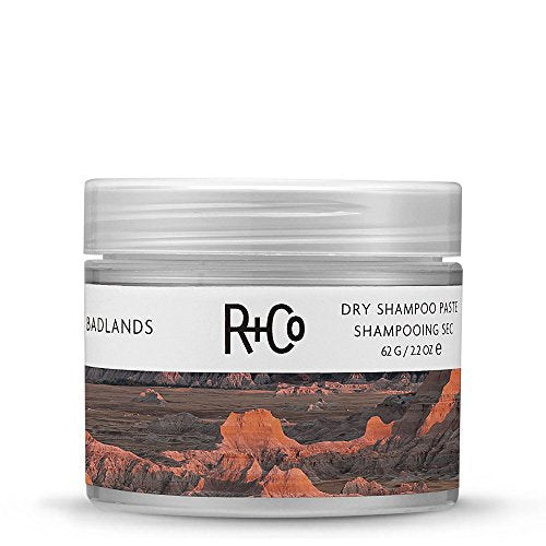 R+Co Badlands Dry Shampoo Paste | Part Dry Shampoo, Part Styling Paste | Adds Texture, Absorbs Oil, Matte Finish | 2.2 oz