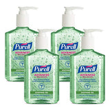 PURELL Advanced Hand Sanitizer Gel, Refreshing Aloe, 8 fl oz Sanitizer Counter Top Pump Bottles (Pack of 4) - 9674-04-EC