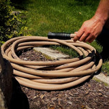 FLEXZILLA Colors Garden Hose with SwivelGrip, 5/8 in. x 50 ft., Drinking Water Safe, Brown Mulch - HFZC550BRS