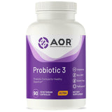 AOR, Probiotic 3, Digestive Aid for a Healthy Gastrointestinal Tract, Gut Flora and Immune Response, Dietary Supplement, 45 Servings (90 Capsules)