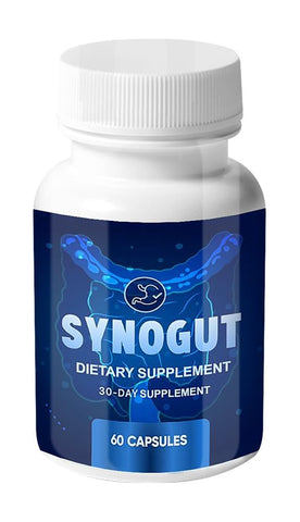 nutradash Synogut - Synogut Pills for Digestive Support Gut Health (60 Capsules - 1 Month Supply)