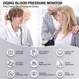 Blood Pressure Monitors, Bp Monitor - Blood Pressure Machine Large Cuff Upper Arm Cuff 8.7''-17.3'', Large Screen, 2 Users Total 198 Memories, White