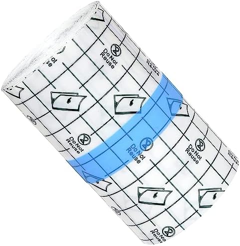 OBTANIM Transparent Waterproof Stretch Clear Adhesive Film Bandage Skin Dressing Tape for Tattoo Aftercare (8 x 394 Inch)