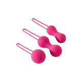 FEMINY Kegel Balls Weights for Tightening - Kegel Ball Exercise Kit for Women Beginners - Pelvic Floor Strengthening Exercise Ball - Weight Balls for Women 3 pcs (Pink)