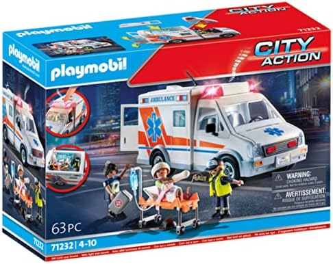 Playmobil Ambulance with Accessories and 3 Figures