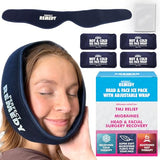 Perfect Remedy Wisdom Teeth Ice Pack Head Wrap - TMJ Relief Products Jaw, Ice Face Mask, Ice Pack for Face, Wisdom Teeth Recovery Kit Ice Mask for Face, Head Ice Pack, Face Ice Pack for Wisdom Teeth