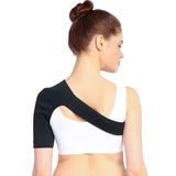 Compression Shoulder Brace, Shoulder Support Brace, AC Joint Rotator Cuff Brace Helps Shoulder Stability, Adjustable Shoulder Strap Compression Sleeves for Women and Men (Medium Left Shoulder)