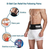 Paskyee Sciatica Belt, Sacroiliac Hip Band for Men Women - Sciatic, Lower Back, Si Joint, Pelvic pain Relief Plus