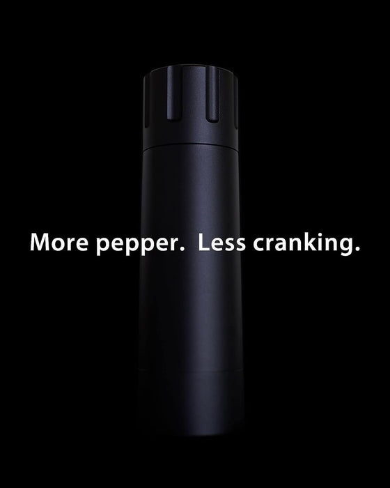 MANNKITCHEN Pepper Cannon - Professional Grade Heavy Duty High Output Pepper Mill