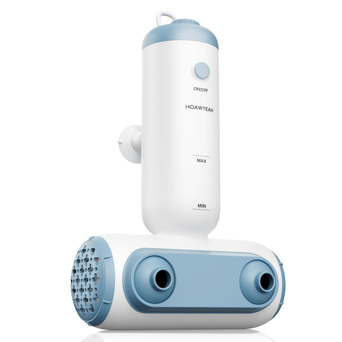 HOAWYEAH Bath Jets for Tub, Two Modes - Bathtub Jet or Bubble Maker, Portable Bath Spa with Dual Jets, Bath Spa Jets Creates Soothing Bubbles and Massage, Bathtub Accessories for Relaxing Daily Use