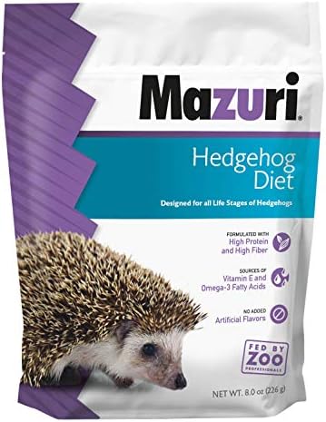 Mazuri | Nutritionally Complete Hedgehog Food | 8 Ounce (8 oz) Bag