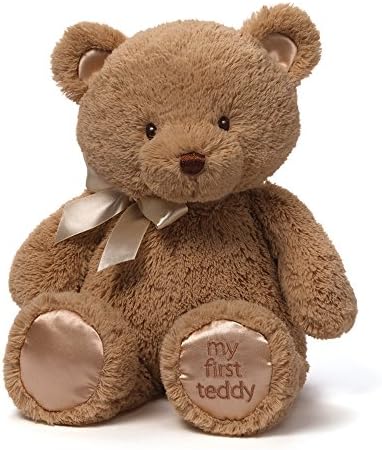 Baby GUND My First Teddy Bear, Ultra Soft Animal Plush Toy for Babies and Newborns, Tan, 15”