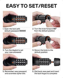 Sportneer Bike Chain Lock Heavy Duty, Bicycle Lock with 5 Digit Combination Heavy Duty Anti Theft Keyless Security Bike Locks for Bicycle, Electric Bike, Scooter, Motorcycle, Door, Gate and Fence