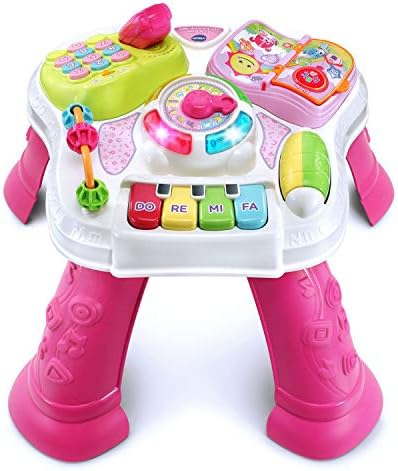 VTech Sit-to-Stand Learn and Discover Table, Pink