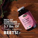 Flora - Organic Red Beet Crystals, Energizing Superfood, Nitric Oxide Booster, Vegan, Equals 5.5 lbs. of Red Beets, Pressed from Fresh Harvested Organic Beets, 7-oz. Powder