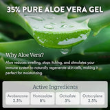 Aloe Up For the Face Daily Moisturizer with SPF 25 Sunscreen - Alcohol-Free Broad Spectrum Facial Lotion With Aloe Vera Gel - Dries Fast - Reef Friendly - For All Skin Types - Fragrance-Free - 1.7 Oz