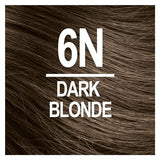 Naturtint Permanent Hair Color 6N Dark Blonde (Pack of 6), Ammonia Free, Vegan, Cruelty Free, up to 100% Gray Coverage, Long Lasting Results