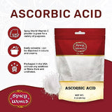 Spicy World Ascorbic Acid Vitamin C Powder 5 LB - Dietary Supplement, Pure VIT C Powder USP Bulk