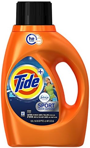 Tide Plus Febreze Freshness Sport High Efficiency Liquid Laundry Detergent - 46 oz - Active Fresh