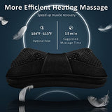 VIKTOR JURGEN Back Massager Kneading for Neck, Shoulder and Foot, Shiatsu Massage Pillow with Heat, Relaxation Gifts for Women/Men/Dad/Mom/Christmas/Mothers Day/Fathers Day/Valentine's Day