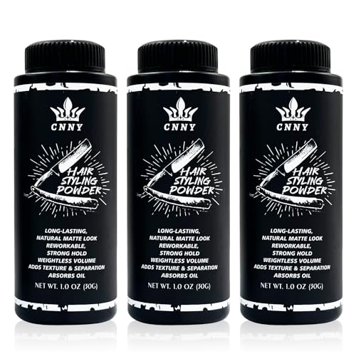 CNNY Hair Styling Powder - 1oz/30g, 3 PCS Set for Men, Volumizing and Texturizing for Natural Look