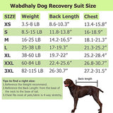 Wabdhally Dog Surgery Recovery Suit,Surgical Suit for Large Female Dogs,Soft Combed Cotton,Striped Pink Zipper Onesie XL