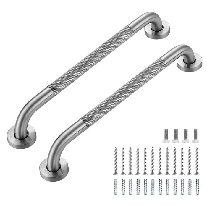 Grab Bars for Shower, 1 Pack 18-Inch Anti Slip Shower Handles for Elderly, Safety Shower Grab Bar, Stainless Steel Handicap Grab Bars for Bathroom,Toilet (Brushed Nickel, 1" Diameter)