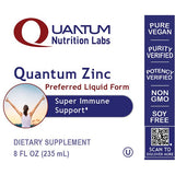 QNL Quantum Zinc - Liquid Zinc Drops for Immune Support - Daily Mineral Supplement - Liquid Zinc Supplement for Adults - Immune Support Supplement - 8 fl oz