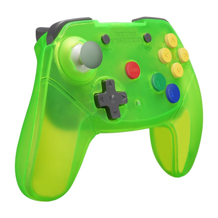 Retro Fighters Brawler64 Wireless Edition N64 Controller - Nintendo 64 - Limited Edition Extreme Green