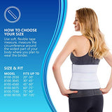 NYOrtho Abdominal Binder Lower Waist Support Belt - Compression Wrap for Men and Women MADE IN USA (30" - 45") 3 Panel - 9"