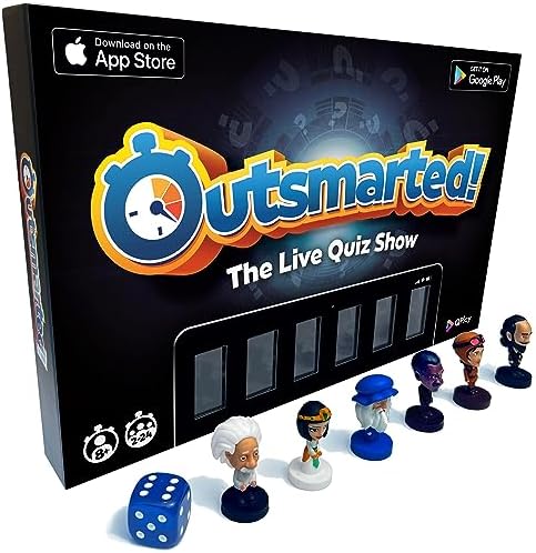 Outsmarted - The Live Quiz Show Board Game | Kids, Teens & Adults | The Ultimate Family Game Night | Age 8+ | Perfect for 2-24 Players | 10,000+ Multimedia Questions | 2024 Edition