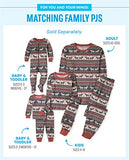 The Children's Place unisex baby Family Matching Christmas Holiday Pajamas Sets, Snug Fit 100% Cotton, Adult, Big Kid, Toddler, and Toddler Sleepers, Harvest Fairisle, 12-18 Months US