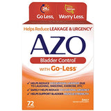 AZO Bladder Control with Go-Less Daily Supplement | Helps Reduce Occasional Urgency & Dual Protection | Urinary + Vaginal Support*| Prebiotic Plus Clinically Proven Women's Probiotic