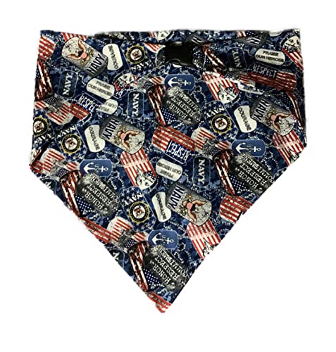 US Navy Dog Bandana (Large)