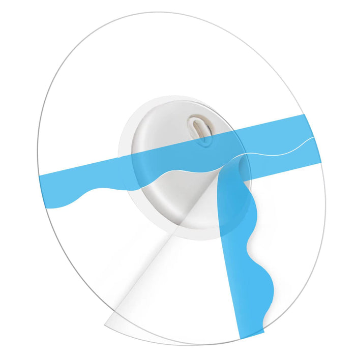 Freestyle Sensor Cover for Libre 3 Waterproof Transparent Adhesive Patches Libre 3 Sensor Covers CGM Clear Film Tape Hypoallergenic & Latex-Free 14 Days Long Stay without Glue in The Center, 55Pack