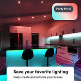 LIFX Lightstrip Color Zones, Wi-Fi Smart LED Light Strip, Full Color with Polychrome Technology™, No Bridge Required, Works with Alexa, Hey Google, HomeKit and Siri, 80" Kit