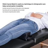 Dejarnette Type Style Pelvic Sacral Blocks | Black Sot Blocks | Chiropractic Wedge Blocks, pelvic sacral block set for chiropractor, Physical Therapy Wedges, Chiropractic Tools