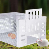 Rat Trap,Stainless Steel Mousetrap Automatic Continuous Cycle Mouse Trap Household Rat Catching Artifact Mousetrap