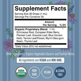Lymphatic Support Drops | USDA Organic Lymphatic Cleanse for Immune Support | Lymphatic Support Supplement with Echinacea & Elderberry | Antioxidant & Immune Defense | Vegan | 30 Servings (2 Pack)