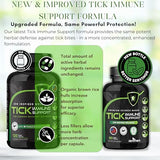 ZENMEN Tick Immune Support Supplement - Improved Formula - Japanese Knotweed, Cat's Claw, Chinese Skullcap, Cryptolepis Sanguinolenta, Sweet Wormwood Capsules - 90 Vegan Capsules, Made in The USA