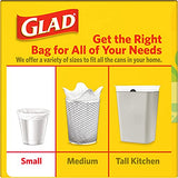 Glad Trash Bags, OdorShield Small Garbage Bags, Gain Original & Febreze, 4 Gal, 26 Count (Pack of 6)