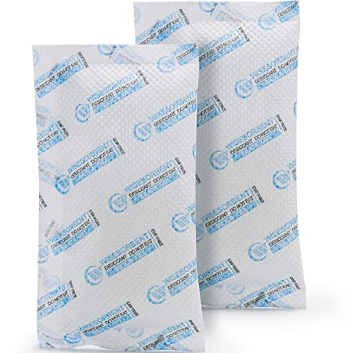 Wisesorb Silica Gel Packets, 300 Packs 20 Gram Dessicant Packets for Storage, Pure and Safe Silica Gel Desiccant Packs, Humidity Packs